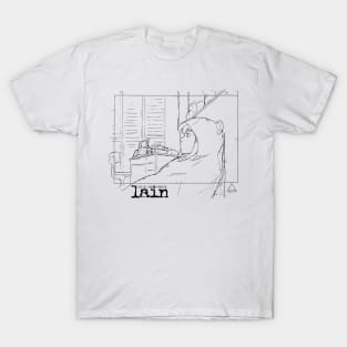 Lain bear suit Sketch T-Shirt